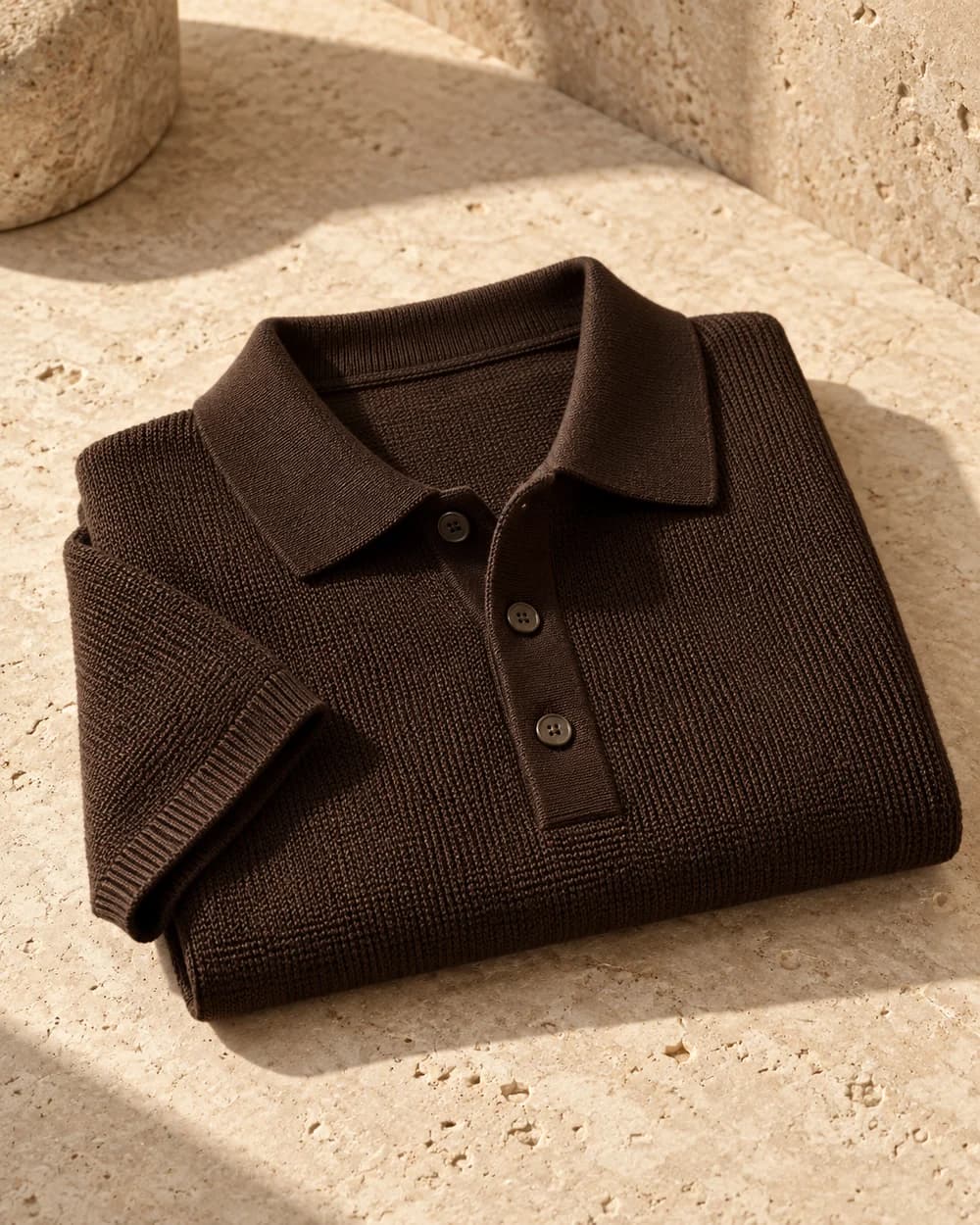 Polo Tricot Café — imagem conceitual